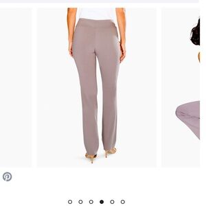 NIC+ZOE Wonderstretch Pull On Crop Pants In Tarnish